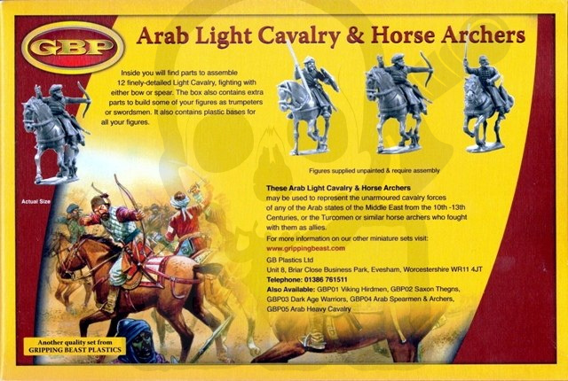 Arab Light Cavalry & Horse Archers arabscy wojownicy lekka jazda i łucznicy 12 szt. SAGA