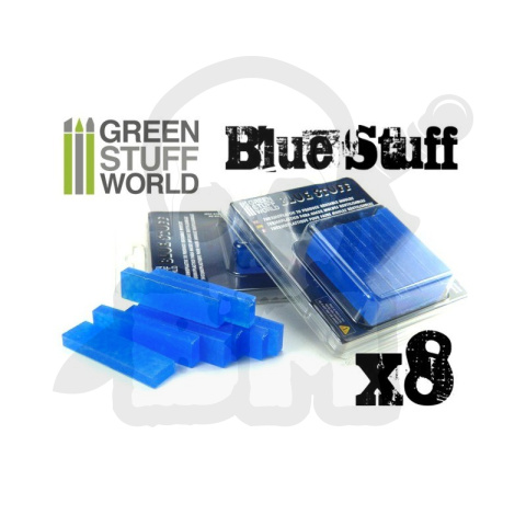Blue Stuff Mold 8 Bars - materiał do odlewów 8 pasków