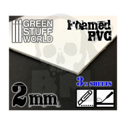 Foamed PVC 2 mm x3 (20x30 cm)