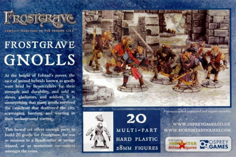 Frostgrave Gnolls - gnole - 5 szt.