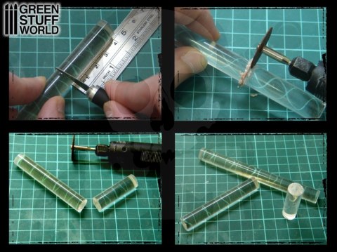 Pręty akrylowe - okrągłe 12 mm przezroczyste