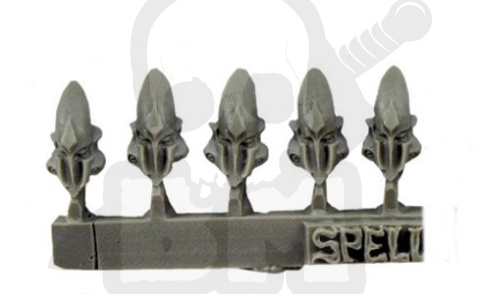 Głowy Hełmy Elfów 10 szt. Space Elves Helmets