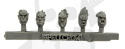 Głowy Wilczych Rycerzy Wilków 5 szt. Space Marines WH40K Feral Wolves Space Knights Heads