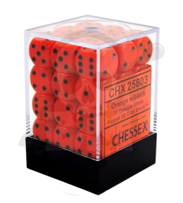 Kostki K6 12mm Chessex Orange 36 szt. + pudełko