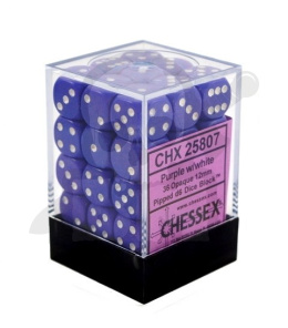 Kostki K6 12mm Chessex Purple 36 szt. + pudełko