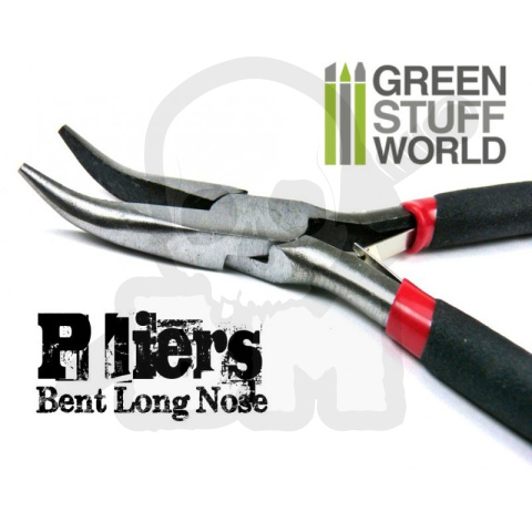 Bent Long Nose Pliers Wygiete szczypce z długim noskiem 1 szt.