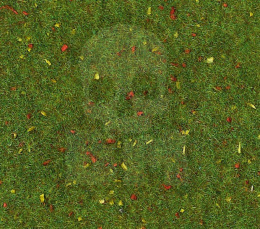 Grass mat with flowers 40x24 cm