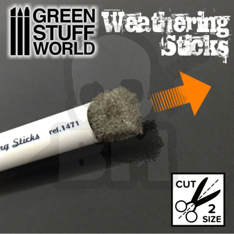 Green Stuff Pędzle do wheatheringu 2 szt. 15mm
