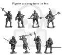 Foot Knights 1450-1500 Najemnicy rycerze żołnierze 6 figurek