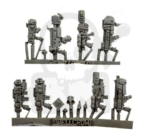 Karabiny Wilczych Rycerzy - SF Wolves Space Knights Guns 8 szt.