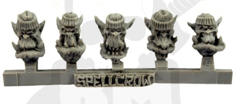 Komando Orcs Heads Głowy orków 10 szt. ork orki
