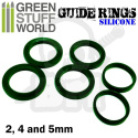 Silicone Guide Rings 2 4 5 mm pierścienie do Rolling Pinów
