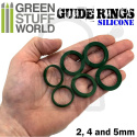 Silicone Guide Rings 2 4 5 mm pierścienie do Rolling Pinów