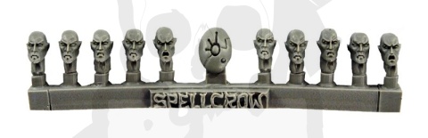 Głowy Elfów 10 szt. Space Elves Heads