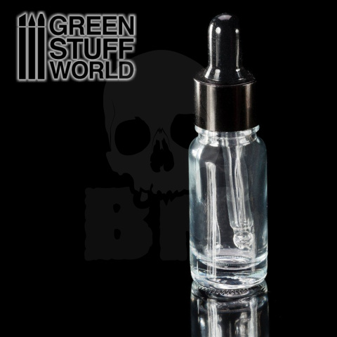 Szklana buteleczka z pipetą Empty Crystal Bottle with Pipette