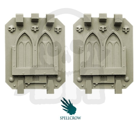 Gotyckie drzwi dla ciężkich pojazdów Kosmicznych Rycerzy 2 szt. Gothic Doors For Heavy Vehicles