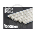 ABS Plasticard - Profile H-Beam Columns 6mm 5 szt.