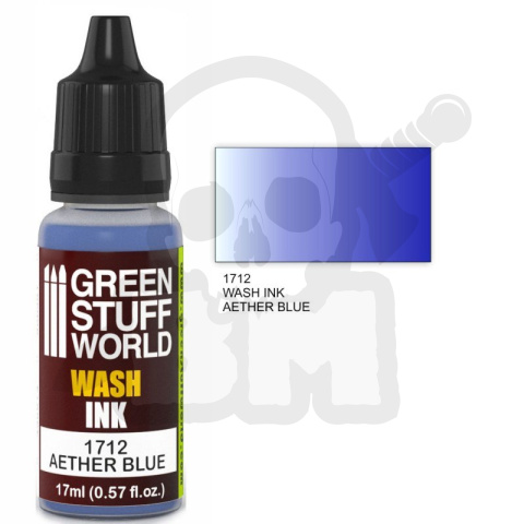 Green Stuff Wash Ink Aether Blue 17ml
