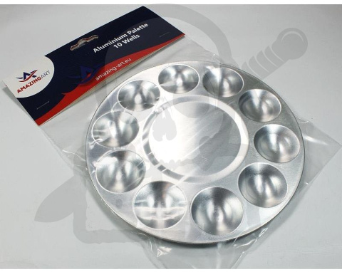 Aluminiowa paleta do mieszania farb duża 1 szt.