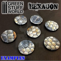 Hexagons Rolling Pin wałek do odciskania tekstur heksy