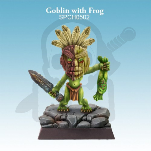 Umbra Turris Goblin with a Frog - goblin z upolowaną żabą