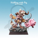 Umbra Turris Halfling with Pig - niziołek ze świnią