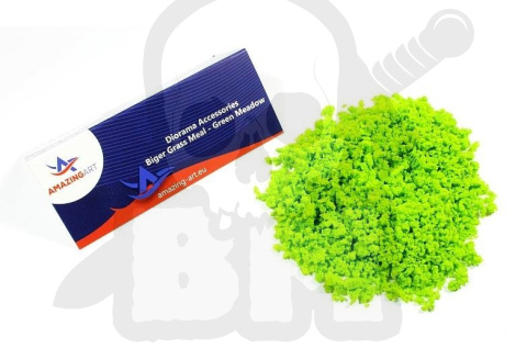 Trawa gruba mączka podsypka zielona łąka 25g.