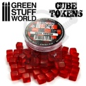 Red Cube tokens - akrylowe żetony 50 szt.
