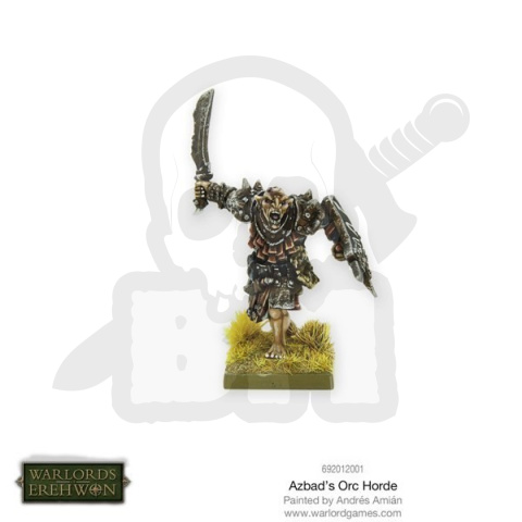 Azbad's Orc Horde - Orc Warlord 1 szt. Erehwon