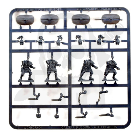 Caesar's Legions: Romans armed with gladius - 4 szt.