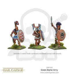 Greek Command Hoplites with sword Hoplici 3 szt.