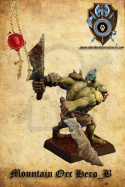 Mountain Orc Hero B with second hand weapon - 1 szt.