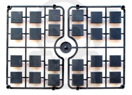 Podstawki pod figurki 20x20 mm wypraska 24 szt.