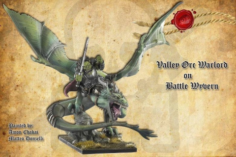 Valley Orc Warlord on Battle Wyvern - 1 szt.