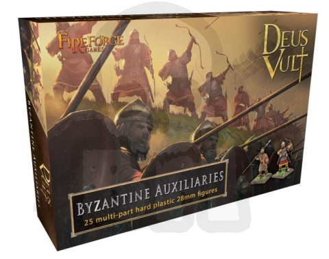 Byzantine Auxiliaries - 5 szt. bizantyjscy wojownicy, piechota