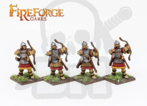 Byzantine Auxiliaries - 5 szt. bizantyjscy wojownicy, piechota