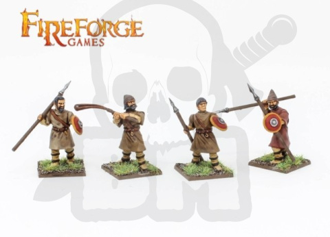 Byzantine Auxiliaries - 5 szt. bizantyjscy wojownicy, piechota