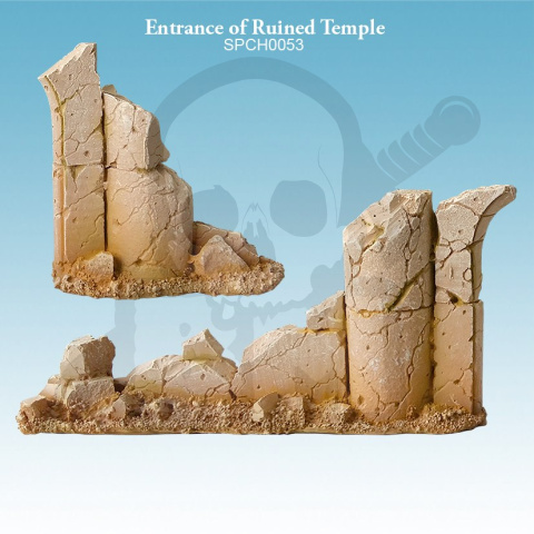 Entrance of Ruined Temple - ruiny świątyni