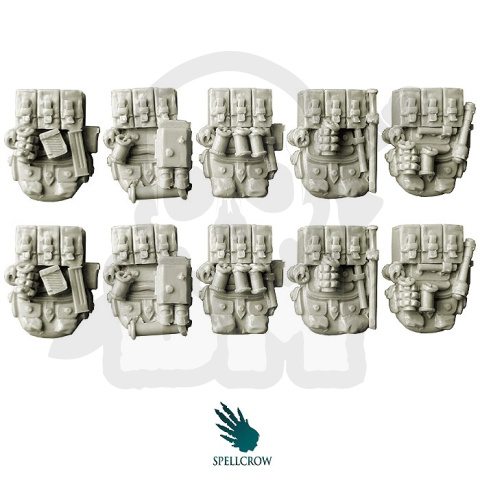 Shock Troops Equipped Backpacks 10 szt. Guard