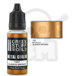 Acrylic Metal Paint Gladius Bronze farba akrylowa 17ml