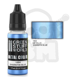 Acrylic Metal Paint Sharkfin Blue farba akrylowa 17ml