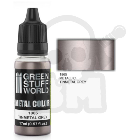 Acrylic Metal Paint Tinmetal Grey farba akrylowa 17ml
