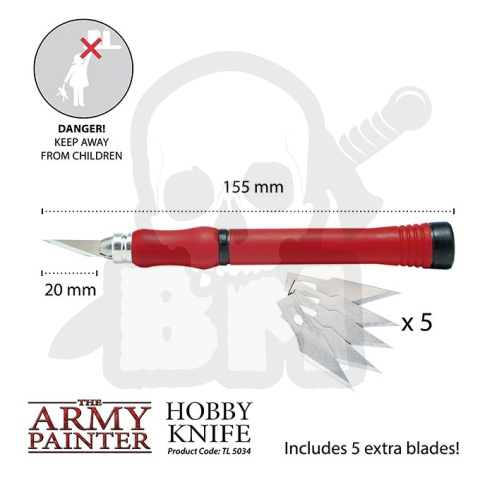 Army Painter Tool Hobby Knife - nóż i 5 ostrzy