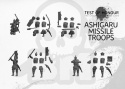 Pike & Shotte Ashigaru Missile Troops - samuraje 5 szt.