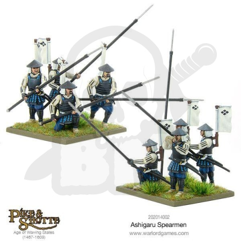 Pike & Shotte Ashigaru Yari Spearmen - samuraje 5 szt.