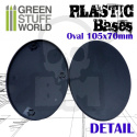 Plastic Oval Base 105x70mm