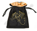 Golden Dragon Dice Bag 15x12cm