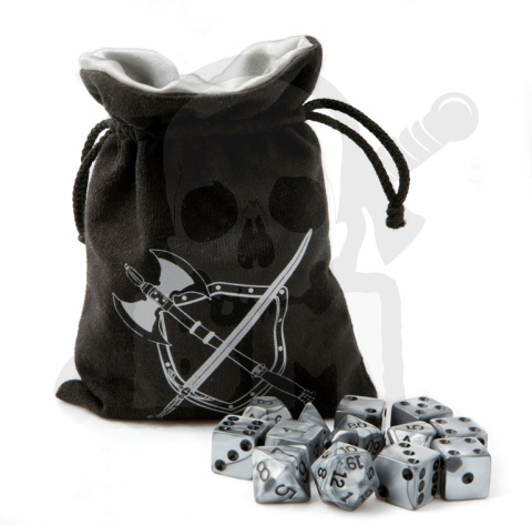 Sakiewka na kości Weapon 15x12cm mieszek welurowy