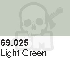 Vallejo 69025 Mecha Color 17 ml Light Green