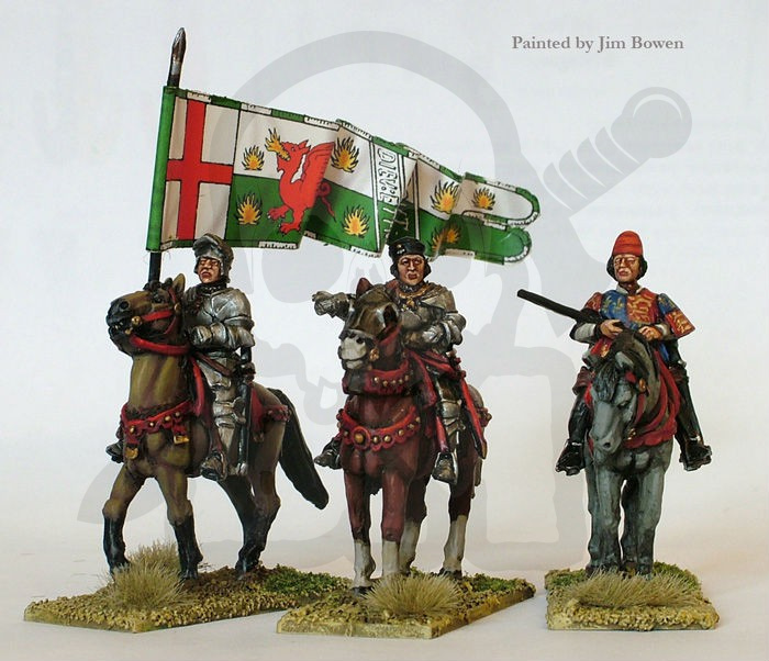 Lancastrian mounted high comman 3 szt. Wars of the Roses 1455-1487